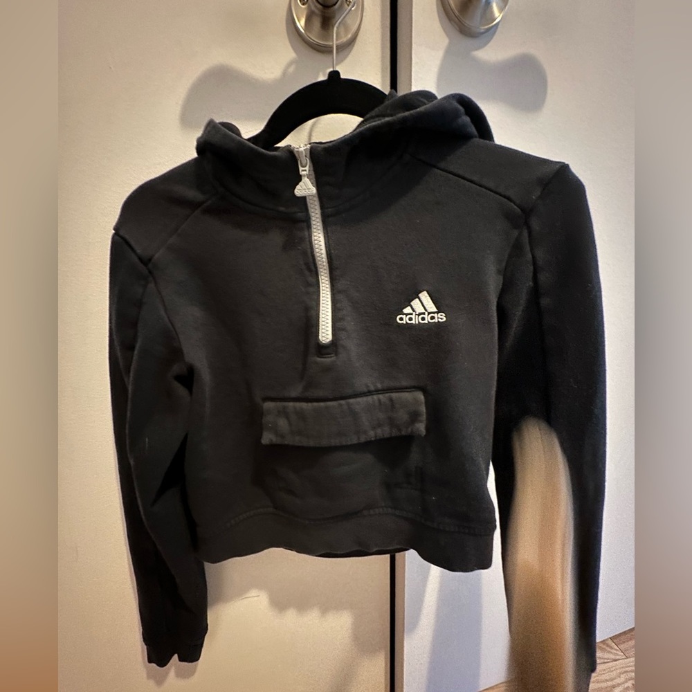 Adidas crop hoodie